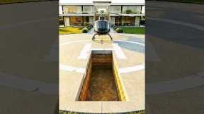 Luxury Secret Base With Underground Helipad