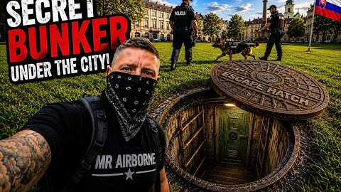 INFILTRATING HIDDEN BUNKERS & Chased By Security (Day 1 Slovakia)