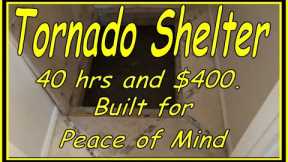Tornado Shelter Diy underground -  Building a Diy Storm Shelter in the center of house. Safe Room