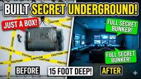 Building a Hidden DIY Underground Survival Shelter (Step-by-Step) 🚨