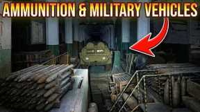 Ammunition and Military Vehicles Found in an Abandoned Underground Factory