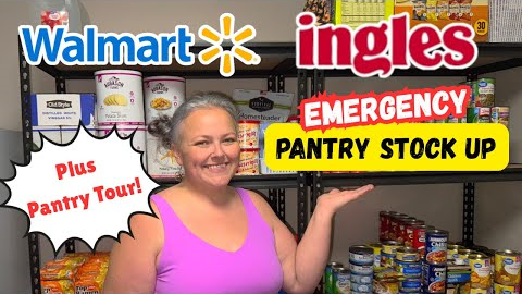 HUGE Emergency Food Storage Stock Up || New House Pantry Tour