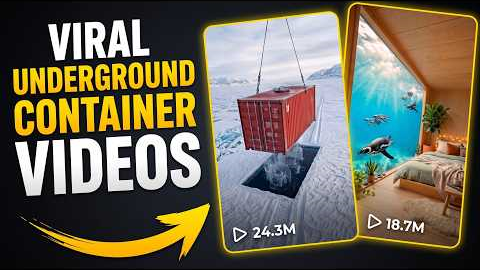 How I Made an Underground Container House Under the  Sea Using AI  #FlowAI #AITutorial