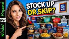 My First Prepper Haul at Aldi! Here's What I Found