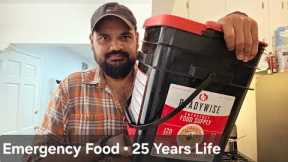 Emergency survival Food, self storage 25 Years, cooking and taste test