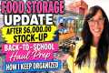 FOOD STORAGE UPDATE AFTER $6,000.00